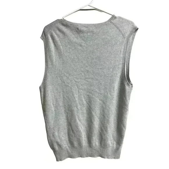 Polo by Ralph Lauren Pullover Men's Medium V-Neck Sweater Vest Gray - Picture 6 of 6
